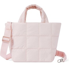 新型キルティング斜めショルダーバッグ女性用ふわふわ財布カジュアルショルダーバッグ綿服カバン斜め掛け手提げトートバッグ