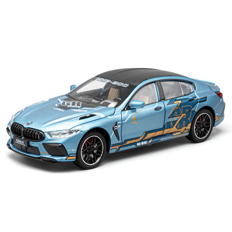 Che Zhi 1/24 BMW M8 aleación modelo de coche simulación modelo de coche modelo de coche decoración niño coche de juguete recomendación transfronteriza