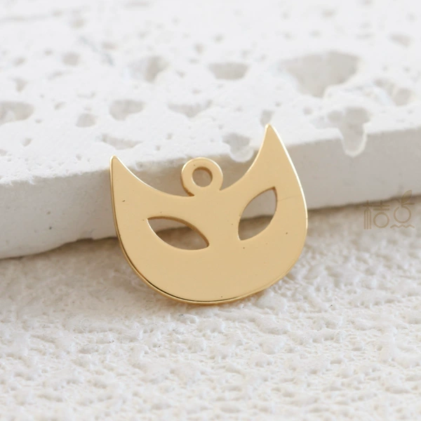 #1 14.5*16.7mm thick gold plated 1 piece