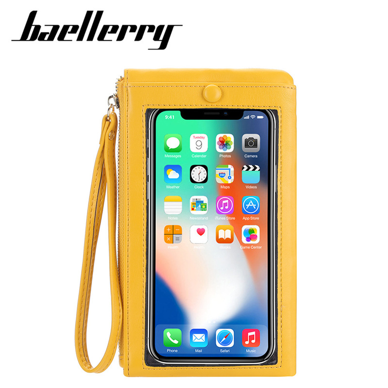 baellerry cross-border new ladies wallet Korean version of all-match fashion clutch touch screen mobile phone bag women wholesale