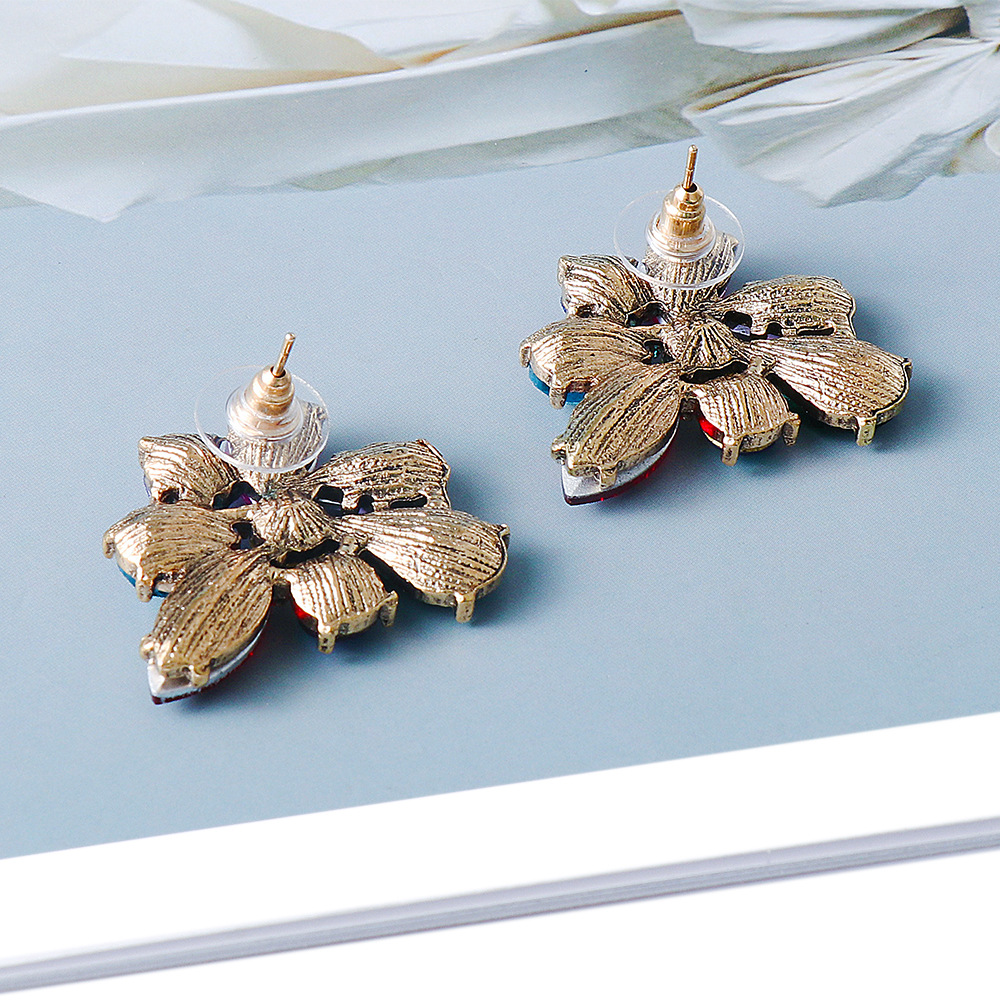 new glass diamond earrings creative earrings personalized jewelry