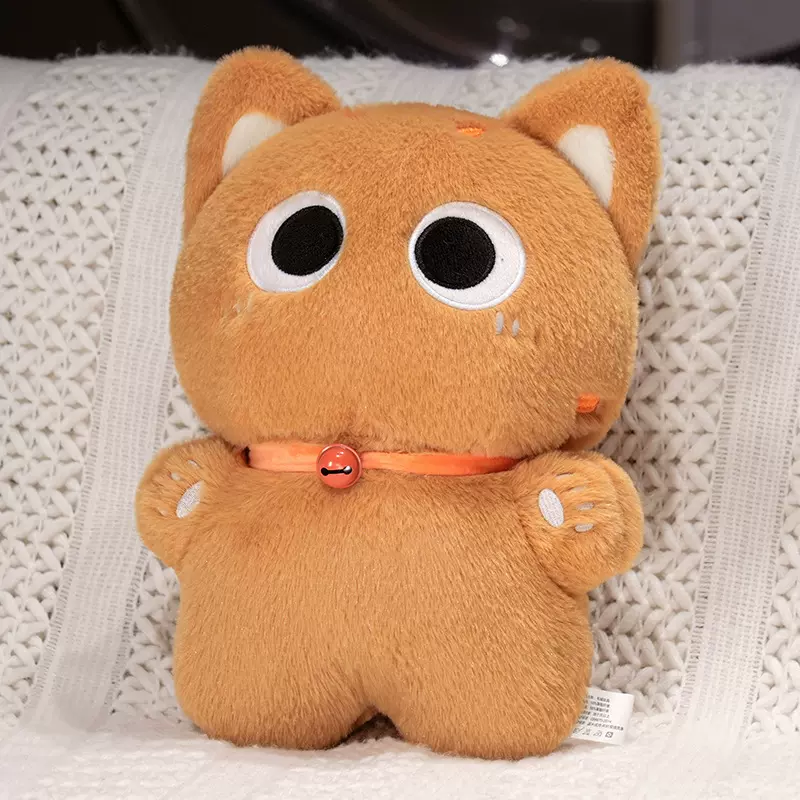 萌宠来袭！通用毛绒公仔卡通猫咪公仔舒适抱枕轻奢百搭生日礼物