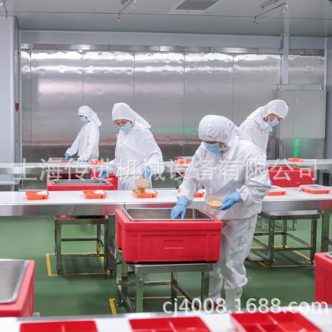 配餐线  食品级配餐输送机厂家 打饭传送带 工作餐配送输送机