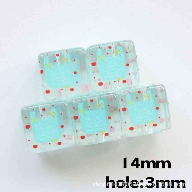 亚克力卡通生活用品通孔散珠系列diy手机链手链链条串珠配饰|undefined