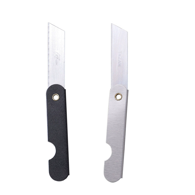 White sharpener, black pocket knife for elementary school students