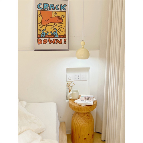 Cream style master bedroom bedside chandelier  new Bauhaus medieval dining room lamp modern designer chandelier