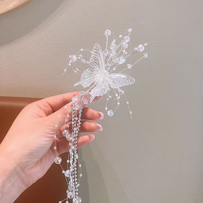 Hairgrip with tassels, 1 pieces