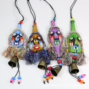 Factory Wholesale Melon Ladle Swallowing Wind Chime Dongba Swallowing Yunnan Crafts Home Bar Tea Room Jewelry