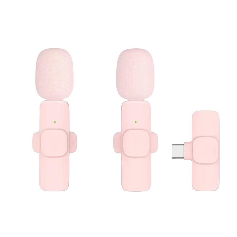 Nuevo clip de cuello inalámbrico al aire libre teléfono móvil computadora entrevista en vivo radio micrófono de reducción de ruido fabricante de fuente de micrófono