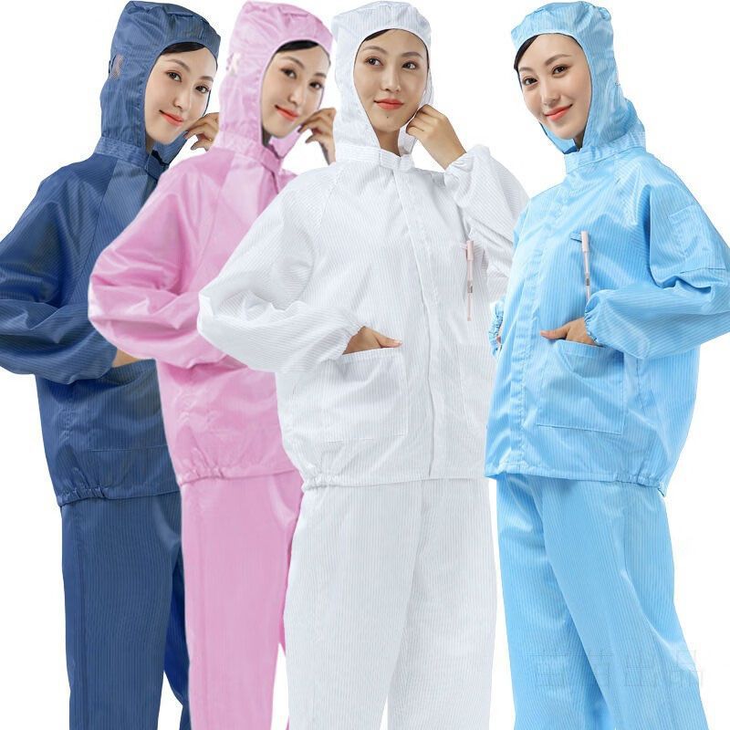 工作服男女防尘服短款无尘服电子隔离服无尘服分体食品厂服喷漆服