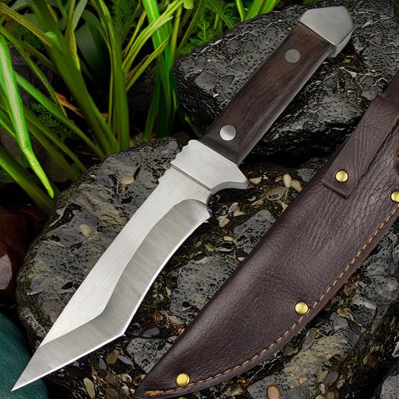 户外生存直刀高硬度随身刀野营水果刀具战术不锈钢多用刀锋利垂钓