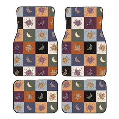 mats, four-piece set, wear-resistant, easy Avtomobil döşəmə paspasları