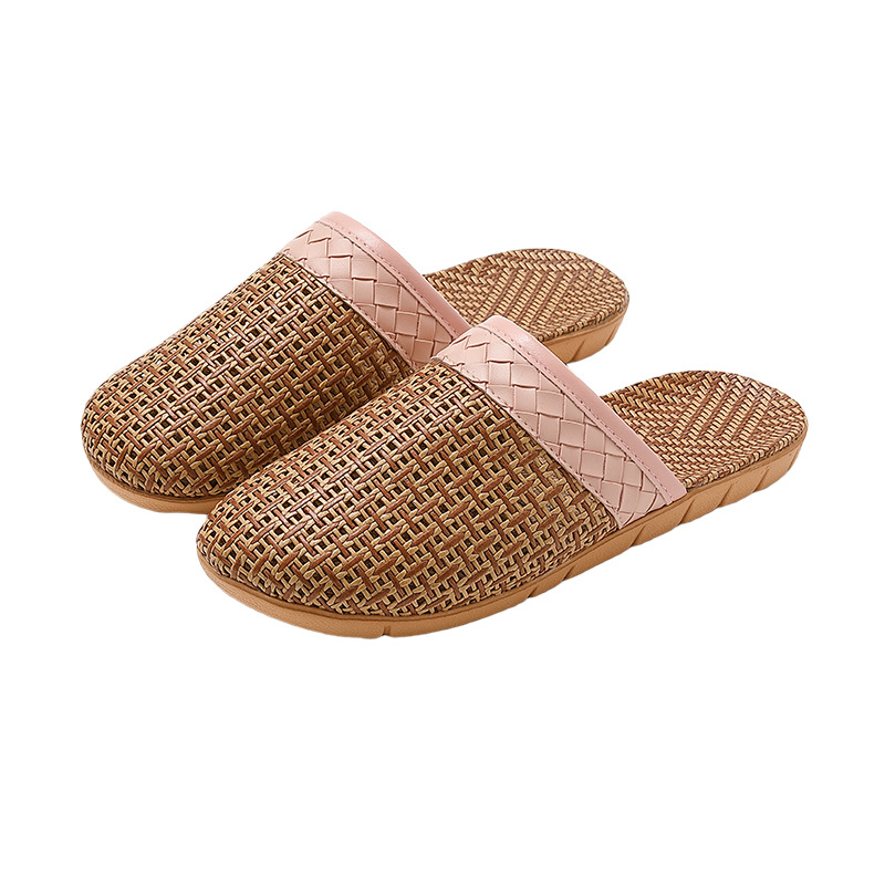 Breathable Linen With Closed Toe Women, Suitable For Spring And Autumn, High Quality, Home Indoor Use, Sweat-Absorbent, Non-Slip_voghion.com