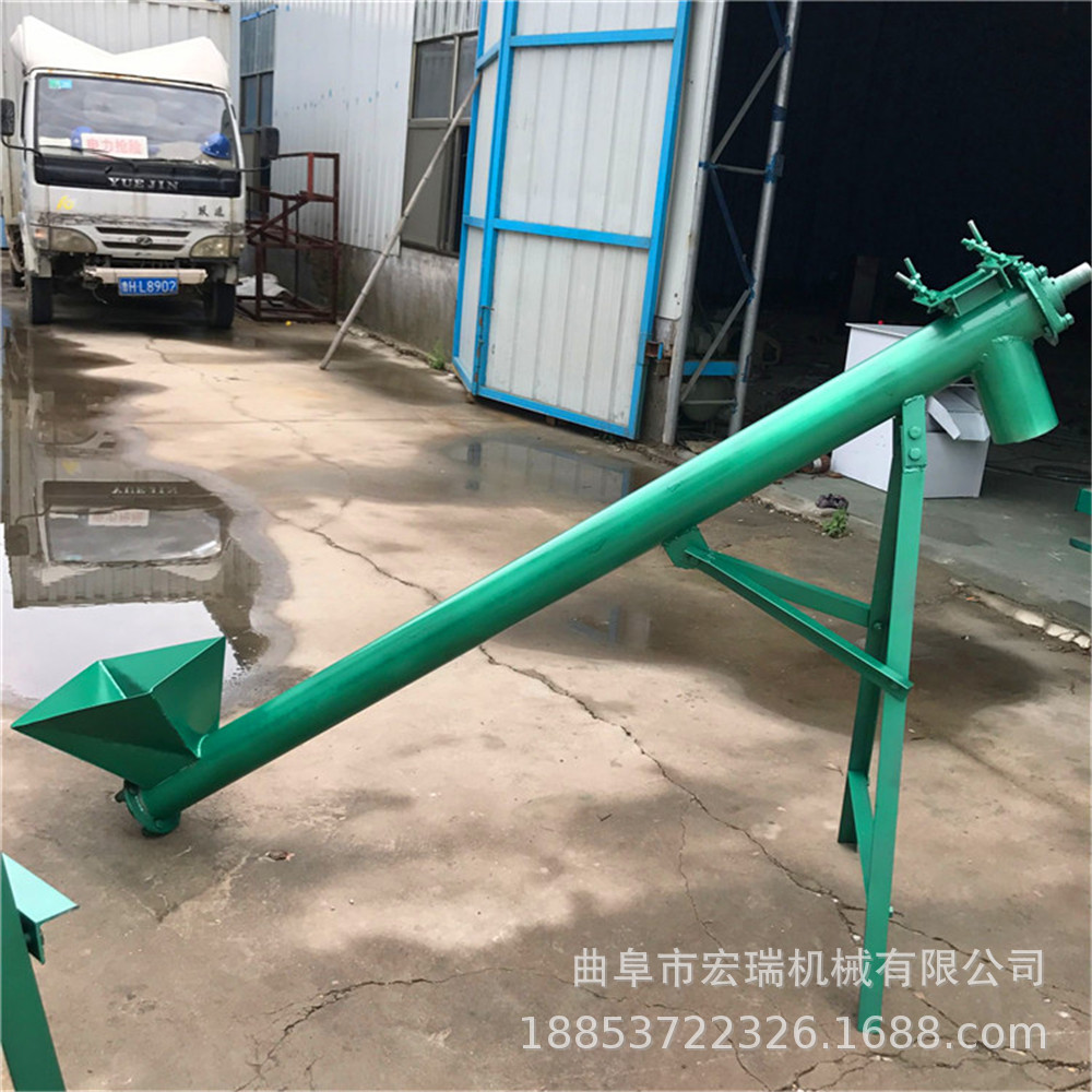 矿山上料提升机 绞龙输送机 U型无轴螺旋输送机宏瑞 机械厂