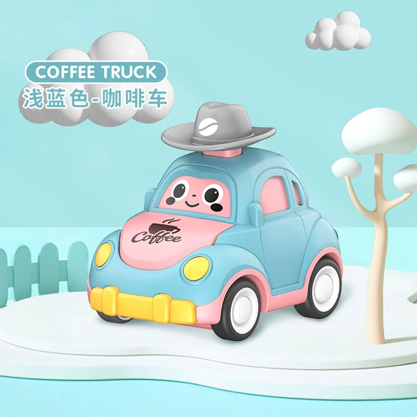 686p-18 [Light Blue] Press the coffee car