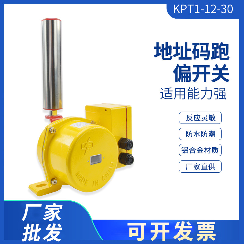 地址码两级跑偏开关HFKPT1-12-30皮带输送带20-35跑偏保护传感器