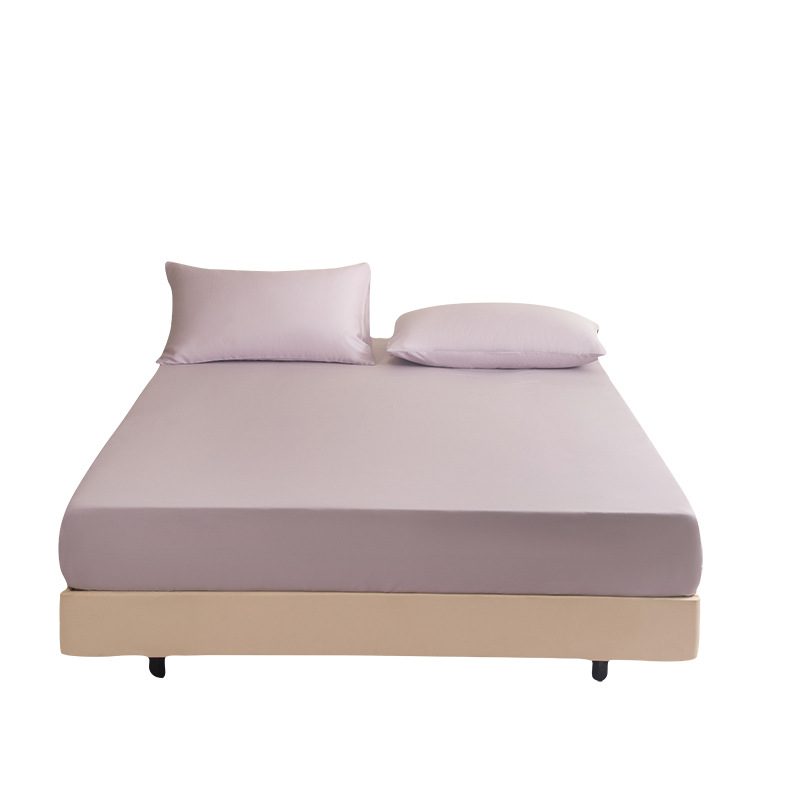 Una categoría 100 Lycell Lisi Sombrilla de cama Cubierta de colchón de una pieza Cubierta de cama de seda de hielo Juego de tres piezas 2025 Nuevo