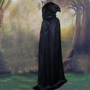 Masquerade Halloween Costume Cloak Witch Demon King Cloak Vampire Shawl Pointed Hat Shawl Death Dress Up