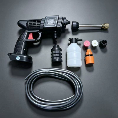 21V Car Washing Machine, Car washing machine - 21v-water-gun-bare-unit-with-accessories