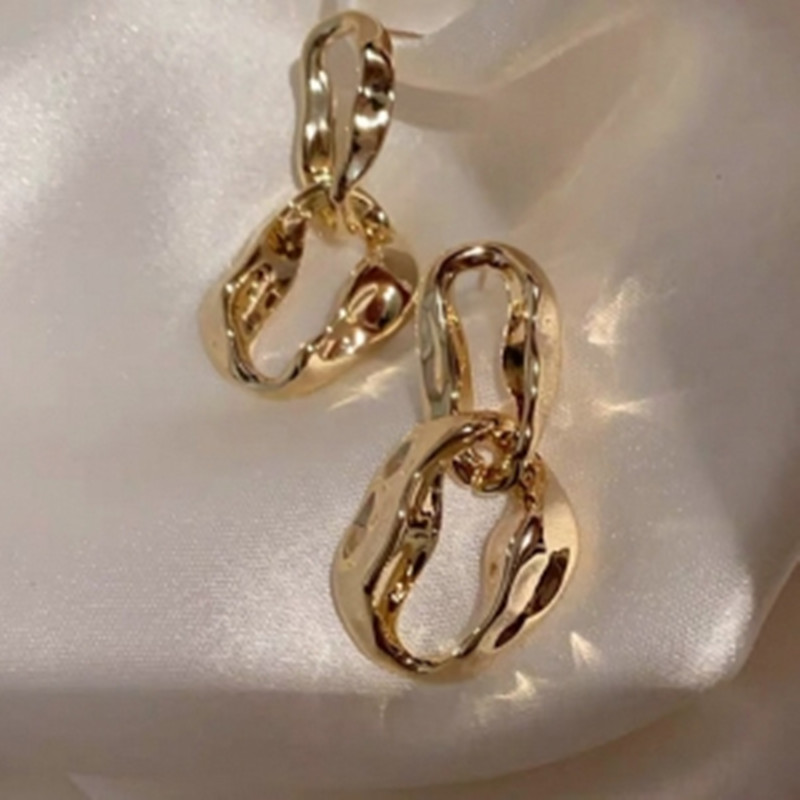 @Special offer@ Korean retro personality irregular metal style…