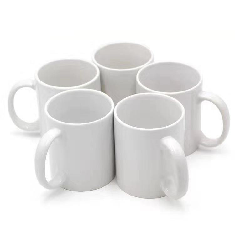 Taza de recubrimiento de cerámica, transferencia térmica, taza blanca de 11oz, taza de sublimación térmica, taza de cerámica de grado AAA, logotipo impreso