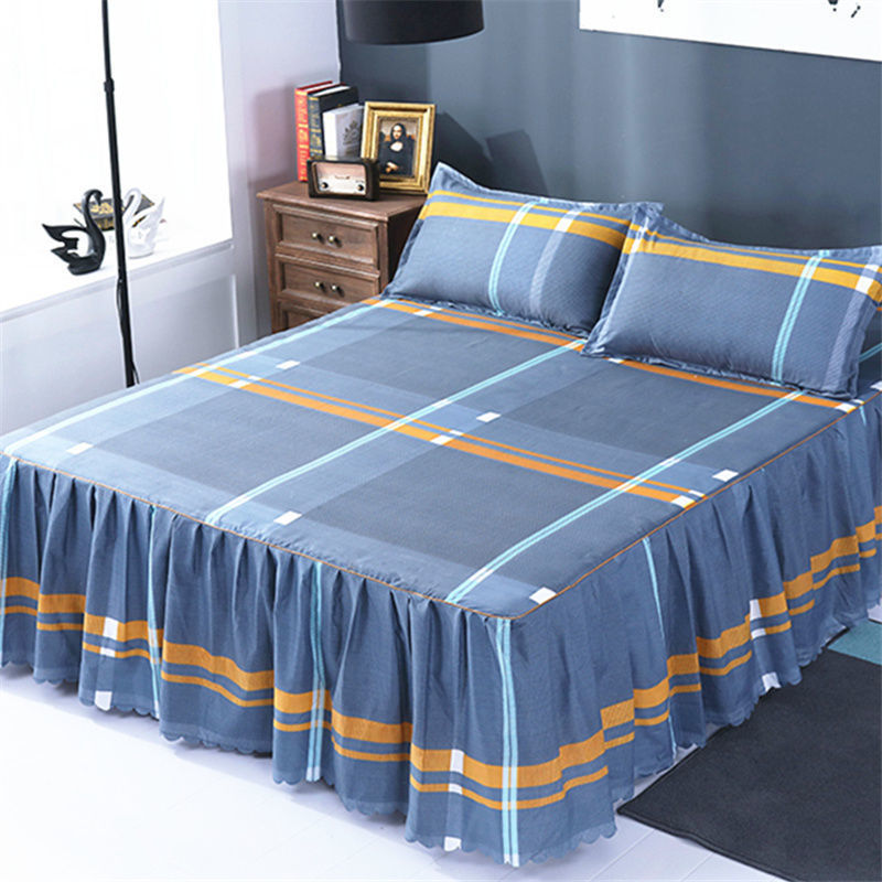 Una sola cubierta de cama de color sólido cubierta de cama de cama coreana sábanas de cama 1 m 1.5 / 2.0 m