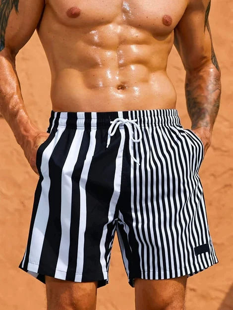 Men's beach quick dry thin trousers for leisure, plus size, loose fit, Amazon