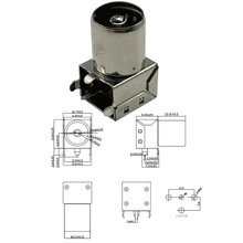 视频接收座IEC母座机顶盒连接器IF-08M镀镍TV天线插头天线高清
