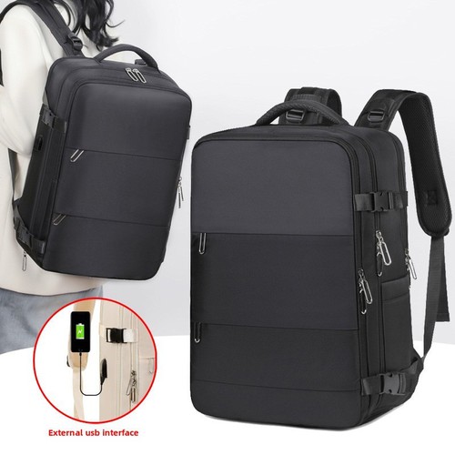 Bestselling travel backpack with large capacity, suitable for men and women, business, commuting, and casual use, multi-compartment school bag, laptop bag with hand strap