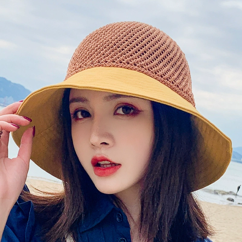 Breathable sun hat, universal knitted hat solar-powered, Korean style
