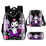 Directo de fábrica de dibujos animados mochila lápiz coolomi primaria y secundaria estudiantes de gran capacidad de impresión bolsa de tres piezas conjunto