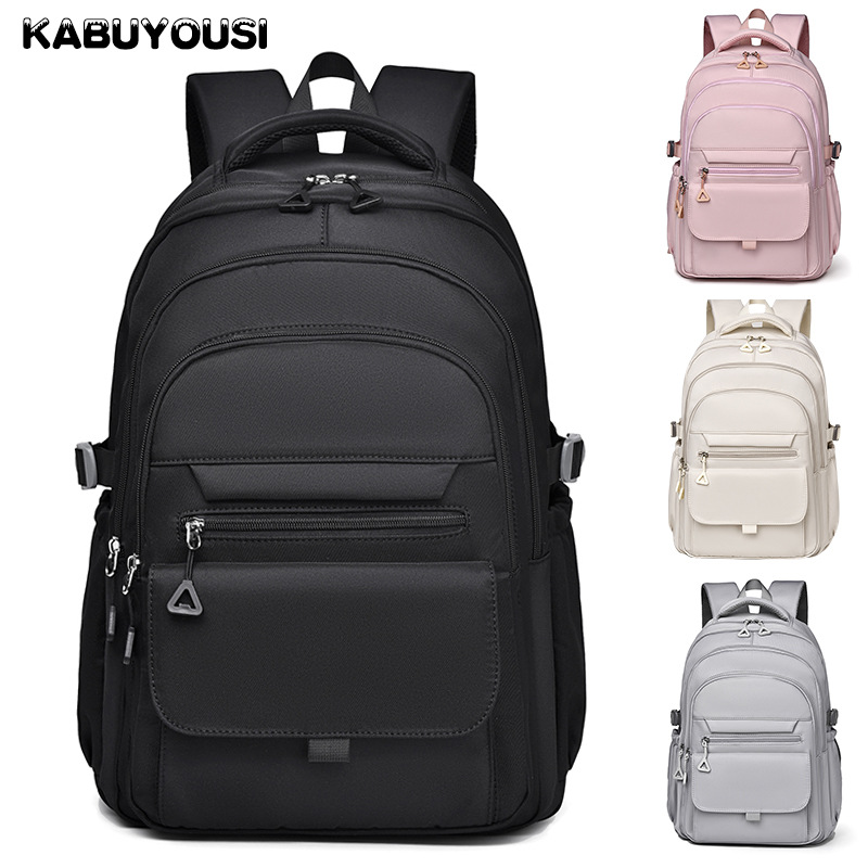 Cross-Border New Casual Fashion Backpacks for Men and Women, Computer Bags, Student School Bags, Large Capacity Lightweight Travel Backpacks
