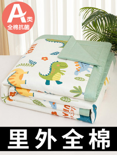 Class a Kidsren's Pure Cotton Summer Quilt Kindergarten Cotton Air-Conditioned Quilt Summer Thin Quilt Baby Cartoon Boy Summer Quilt