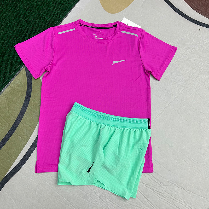 Deportes de velocidad seca camiseta de mangas cortas traje de entrenamiento de atletismo running fitness baloncesto ropa deportiva maratón hombre y mujer