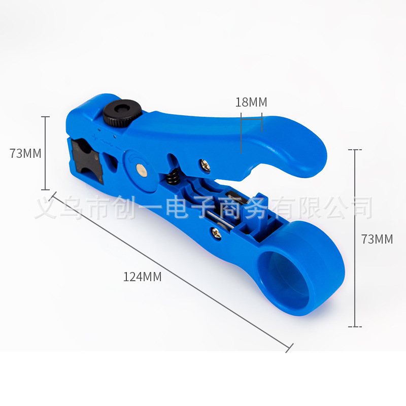 Multifuncional cable coaxial stripper cable stripper teléfono cortador de cable Cuchillo pequeño cuchillo amarillo