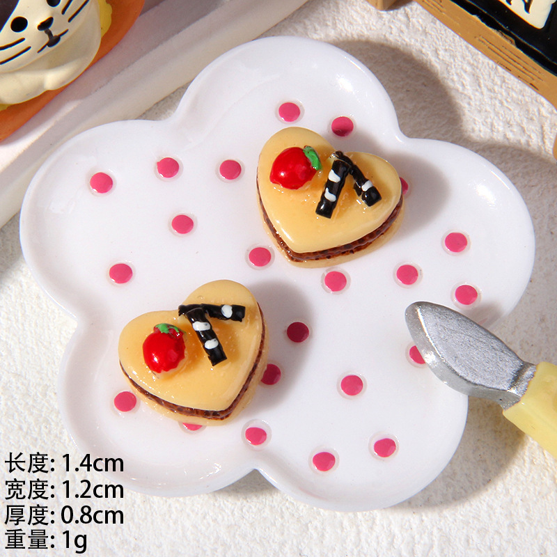 Japonés y coreano crema teléfono móvil Shell material simulación resina postre DIY niños lindos accesorios para el cabello accesorios para el tocado