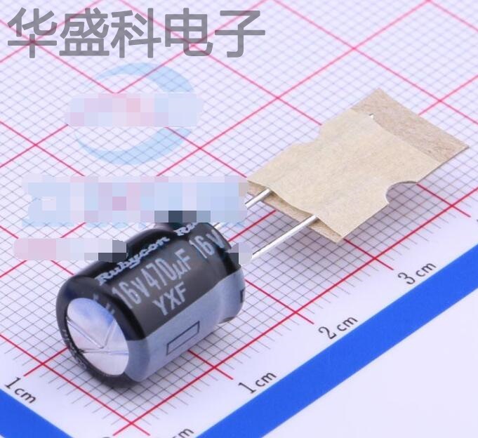 16YXF470MFFCT810X12.5 描述 470uF 16V 引线型铝电解电容 