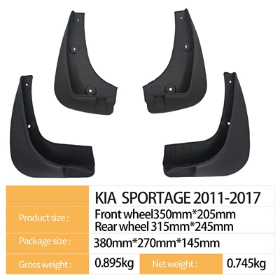 Mudguard Sportage 2011-2017 Foreign