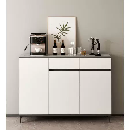 餐边柜茶水间收纳柜子储物柜靠墙一体酒柜客厅墙边柜咖啡机置物柜