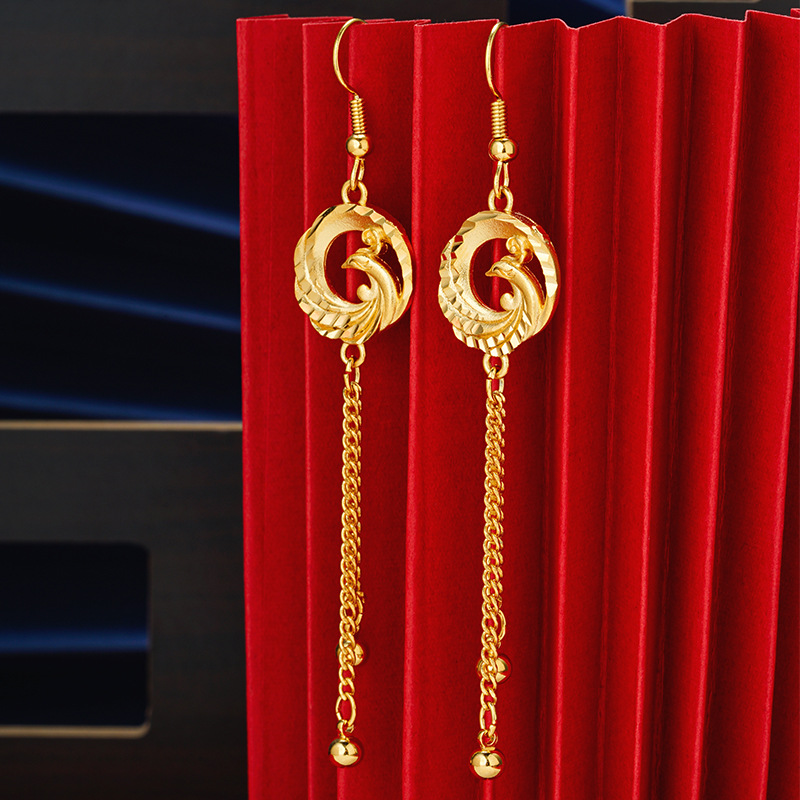 Pendientes Phoenix oro E2170