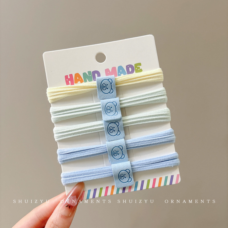 Liga de cabello 2025 – banda elástica de cuero duradero, alta gama, estilo sencillo y buena elasticidad