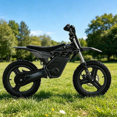 Apollo Rfn Children's Electric Off-Road Motorcycle Se800 Kids' Advanced Track Version Two-Wheeled Electric Toy Vehicle (Elektrikli motosikletlər) - black-se-800