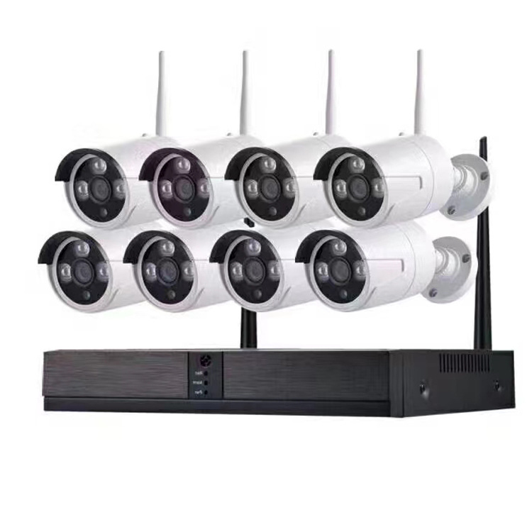 Paquete inalámbrico de 8 canales blanco