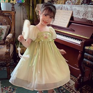 Hanfu Girl Dress Summer New Style Ancient Fairy Children's Dress Princess Dress Summer Style Dress