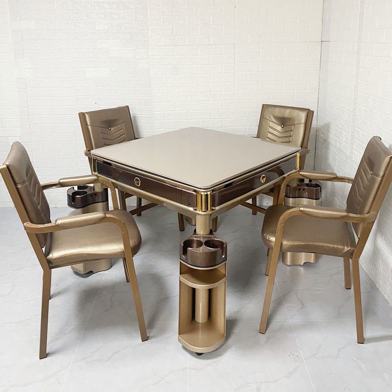 高端静音麻将机全自动餐桌两用家用棋牌麻将桌折叠过山车四口机麻|undefined