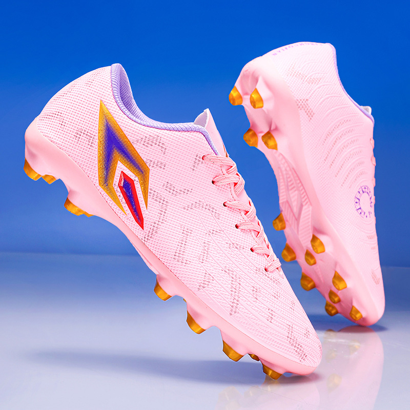 Nuevas zapatillas de fútbol de caña baja para adolescentes, estudiantes y adultos, adecuadas para césped artificial, con tacos largos y cortos para entrenamiento y_voghion.com