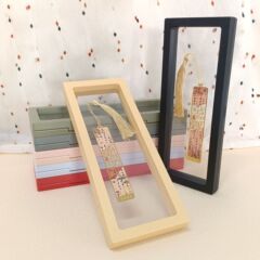透明pe长方形悬浮盒学生小商品收纳展示盒玉石发簪首饰防尘包装盒