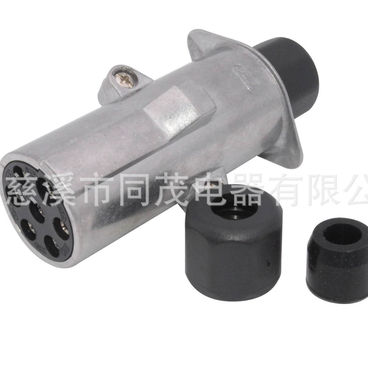 TM6004B 7-жильный алюминиевый штекер 24 В/N разъем для прицепа ПВХ Европейский RV