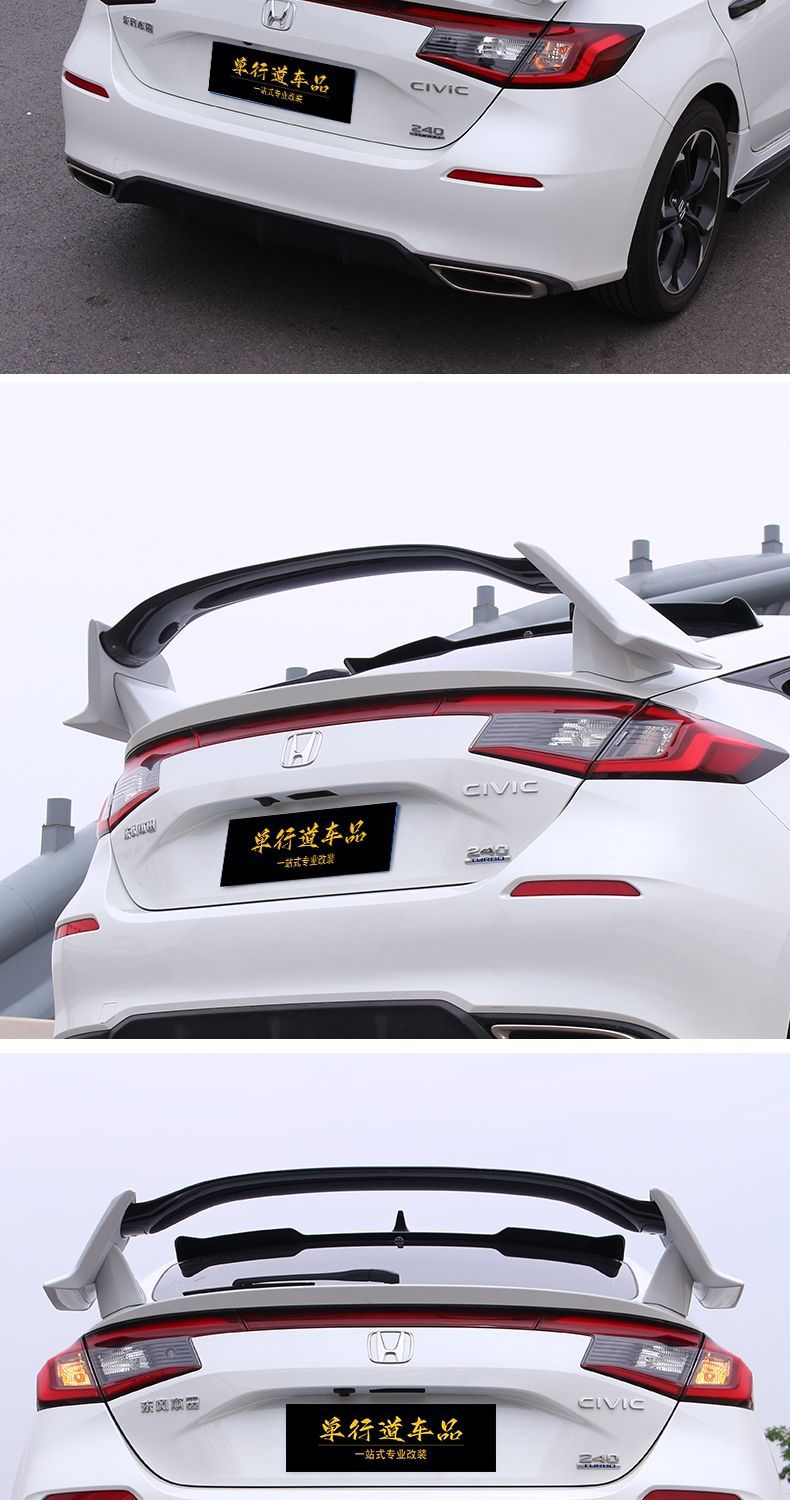 Suitable for the 11th generation Civic modified hatchback typer tail 11 generation Civic TR sedan fixed wind wing