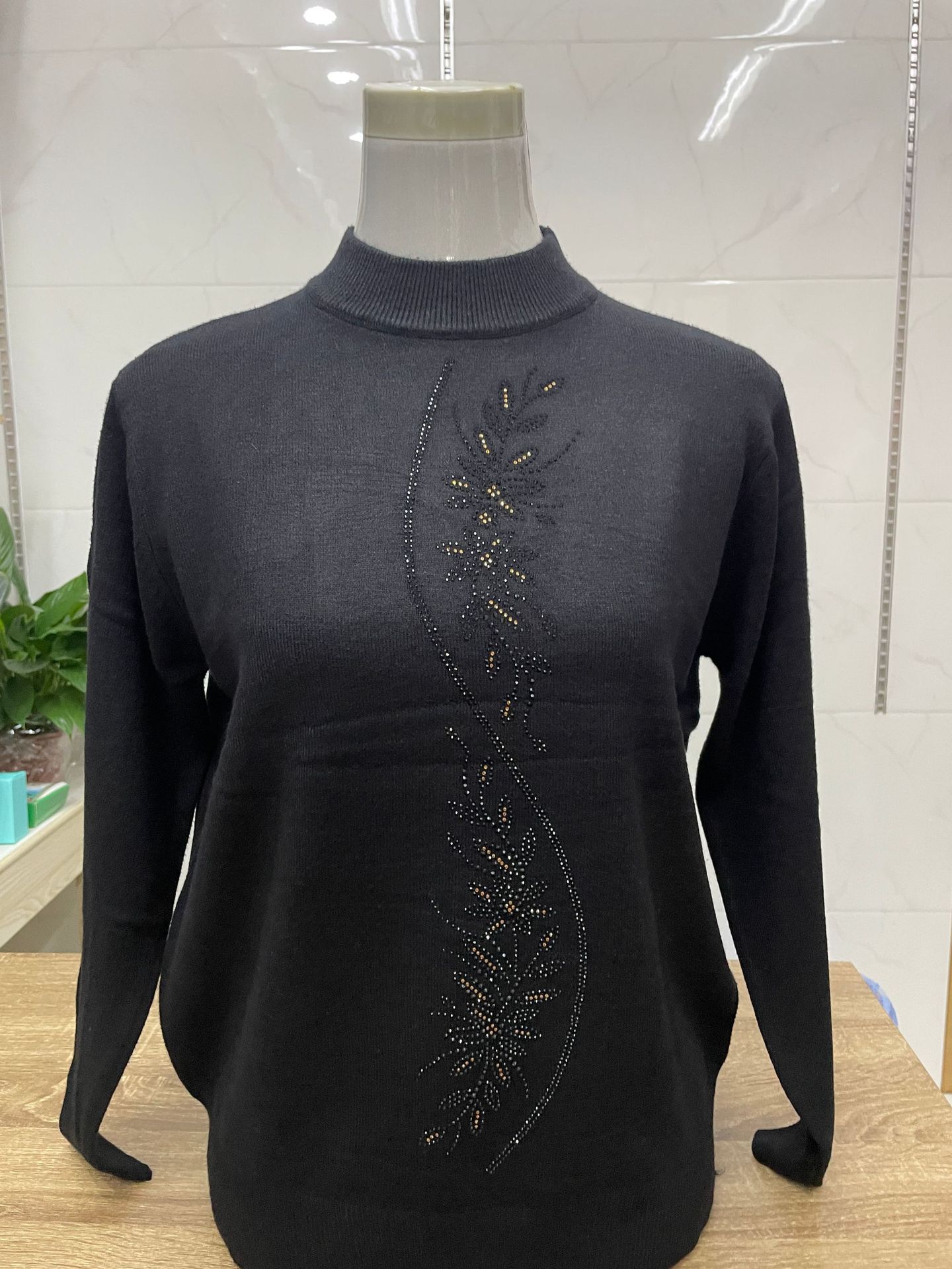 Женщины среднего возраста с длинными рукавами и длинными рукавами 2022 года, женщины с толстой осенней и зимней мамами, с мешковатыми толстовками pic 7